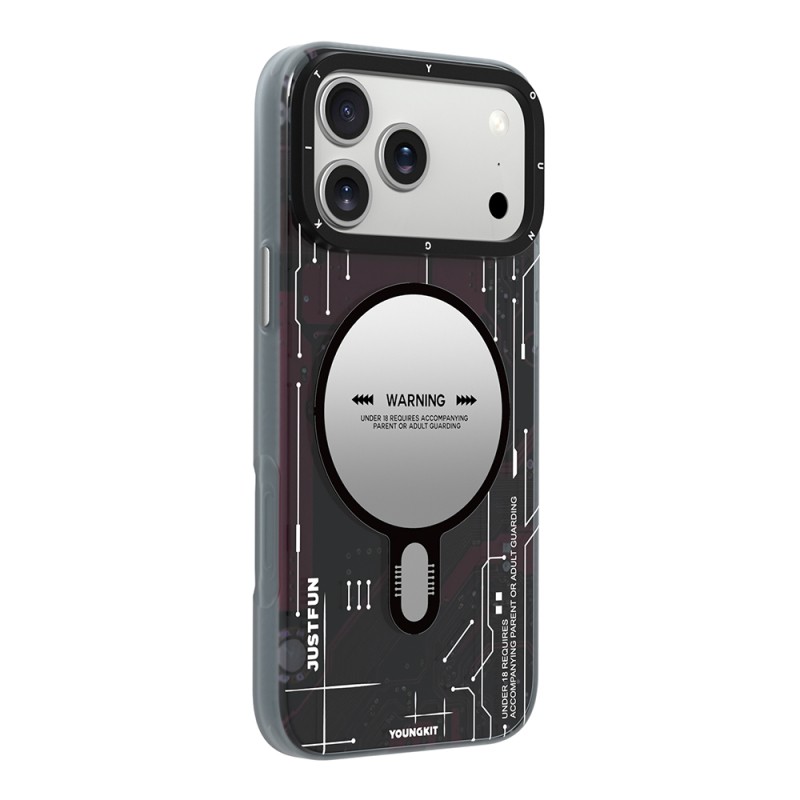 Apple iPhone 18 Pro Max Case with M-safe Charging and Camera Control Button, Youngkit Technology Series Cover - 4