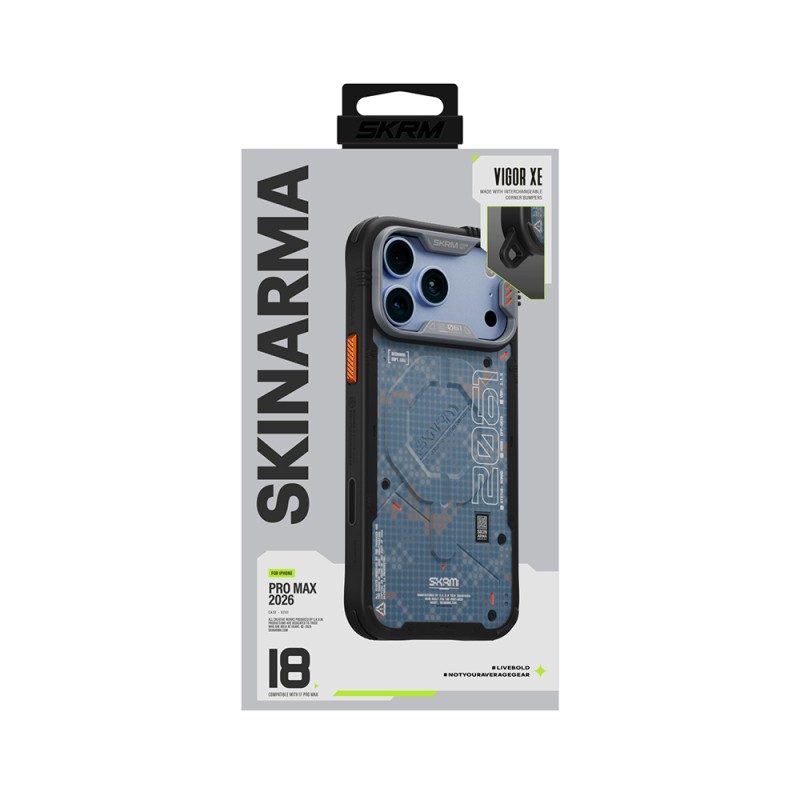Apple iPhone 18 Pro Max Case with M-Safe Charging Feature and Airbag Design Skinarma Vigor XE Cover - 26