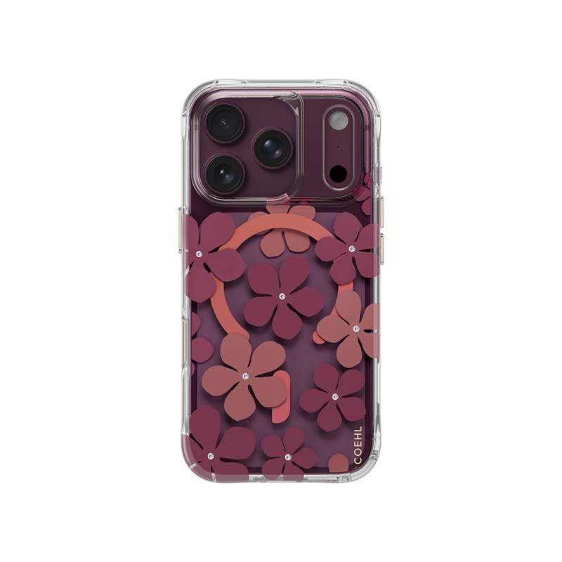 Apple iPhone 18 Pro Max Case with M-safe Charging Feature, Floral Design, Coehl Mila Series Cover - 1