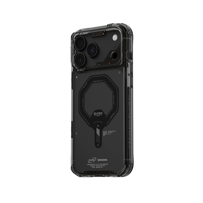 Apple iPhone 18 Pro Max Case with M-safe Charging Feature, Transparent Airbag Design, Skinarma Saido Mag-Charge Cover - 8