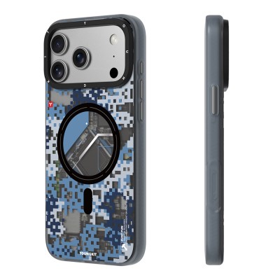 Apple iPhone 18 Pro Max Case with M-Safe Charging Feature, Youngkit Camouflage Sykell Series Cover - 17