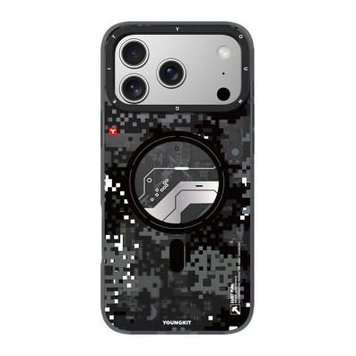 Apple iPhone 18 Pro Max Case with M-Safe Charging Feature, Youngkit Camouflage Sykell Series Cover - 4