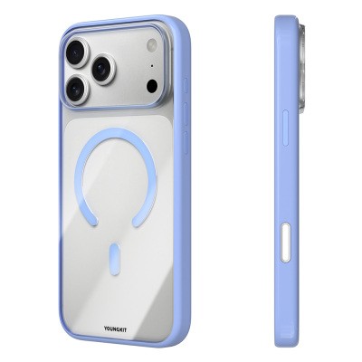 Apple iPhone 18 Pro Max Case with M-safe Charging Feature, Youngkit Clear Series Cover - 1