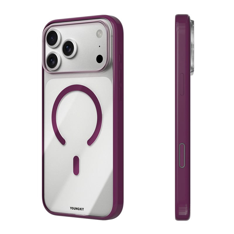Apple iPhone 18 Pro Max Case with M-safe Charging Feature, Youngkit Clear Series Cover - 2