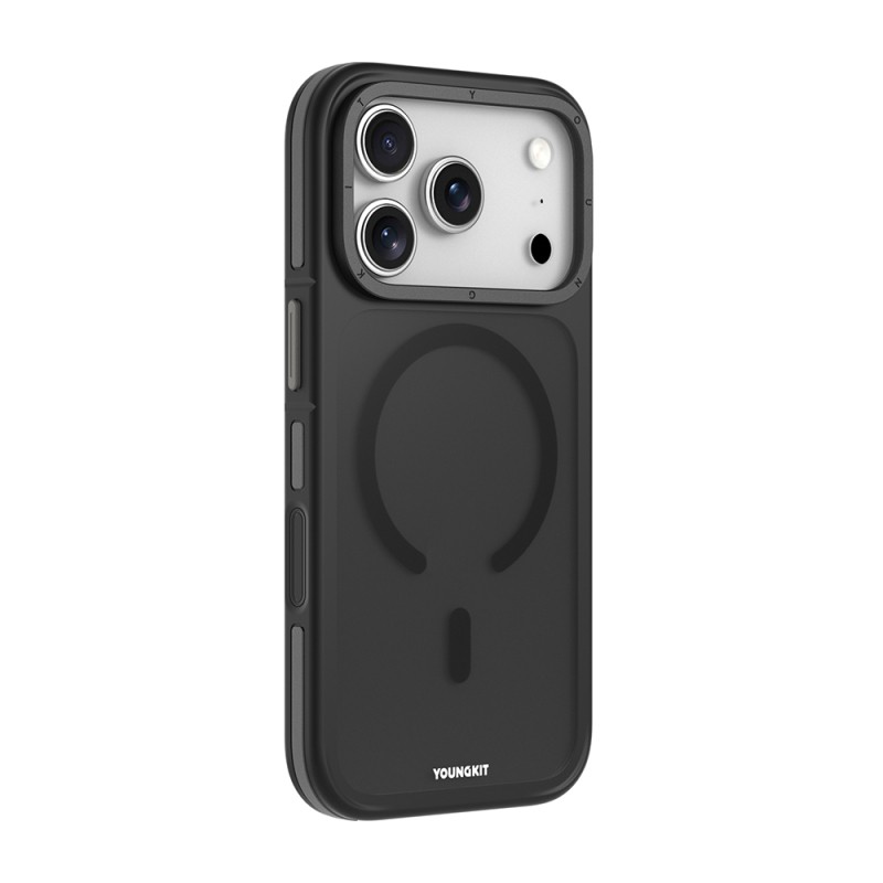 Apple iPhone 18 Pro Max Case with M-safe Charging Feature, Youngkit Rock Sand Series Cover - 4