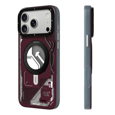 Apple iPhone 18 Pro Max Case with M-safe Charging Feature, Youngkit Starship Series Cover - 1