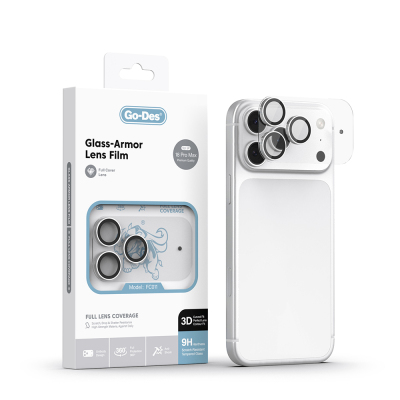 Apple iPhone 18 Pro Max Go Des FC011 Glass Armor Serisi Kamera Lens Koruyucu - Go Des