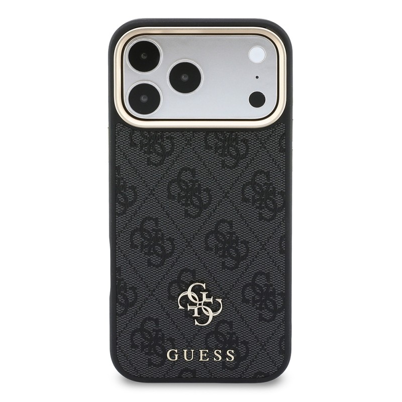 Apple iPhone 18 Pro Max Guess Orjinal Lisanslı 4G ve Yazı Logolu Kılıf + Kartlık + Askı İpi 3in1 Aksesuar Seti - 6