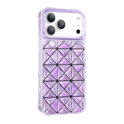 Apple iPhone 18 Pro Max Kılıf 3D Buz Blok Desenli Zore Paris Kairo TPU Kapak - Zore Paris