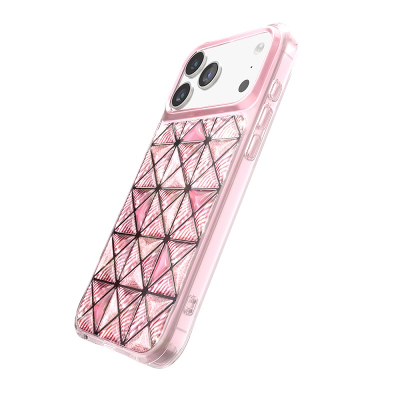 Apple iPhone 18 Pro Max Kılıf 3D Buz Blok Desenli Zore Paris Kairo TPU Kapak - 12