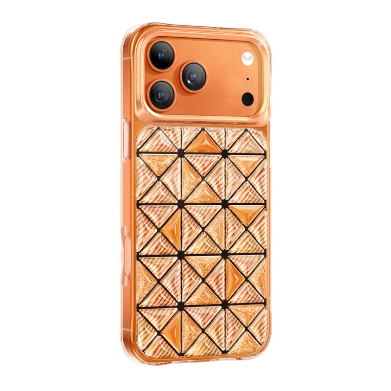 Apple iPhone 18 Pro Max Kılıf 3D Buz Blok Desenli Zore Paris Kairo TPU Kapak - 2