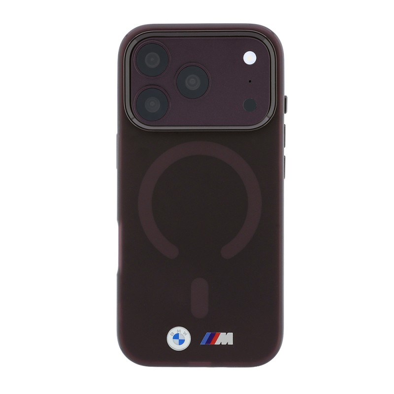 Apple iPhone 18 Pro Max Kılıf BMW Orjinal Lisanslı M-safe Şarj Özellikli Metal Buton Tasarımlı Buzlu IML Baskılı Kapak - 13