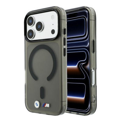 Apple iPhone 18 Pro Max Kılıf BMW Orjinal Lisanslı M-safe Şarj Özellikli Metal Buton Tasarımlı Buzlu IML Baskılı Kapak - 17