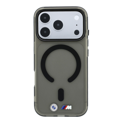 Apple iPhone 18 Pro Max Kılıf BMW Orjinal Lisanslı M-safe Şarj Özellikli Metal Buton Tasarımlı Buzlu IML Baskılı Kapak - 19