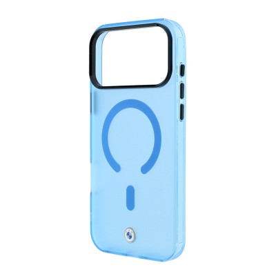 Apple iPhone 18 Pro Max Kılıf BMW Orjinal Lisanslı M-safe Şarj Özellikli Metal Logolu Buzlu IML Baskılı Kapak - 11