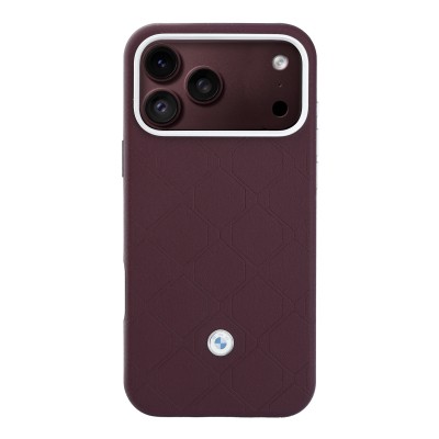 Apple iPhone 18 Pro Max Kılıf BMW Orjinal Lisanslı M-safe Şarj Özellikli Metal Logolu Kabartmalı Kapitone Deri Kartlıklı Kapak - 4