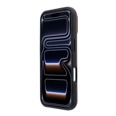 Apple iPhone 18 Pro Max Kılıf BMW Orjinal Lisanslı M-safe Şarj Özellikli PU Delikli Metal M Logolu Kapak - 13