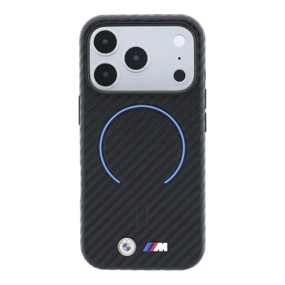 Apple iPhone 18 Pro Max Kılıf BMW Orjinal Lisanslı M-safe Şarj Özellikli PU Metal Logolu Kırmızı Halka Tasarımlı Kapak - 11