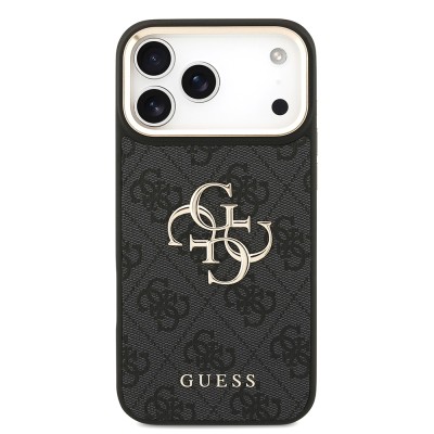 Apple iPhone 18 Pro Max Kılıf Guess Orjinal Lisanslı 4G Büyük Metal Logolu Kalın Askılı Kapak - 13