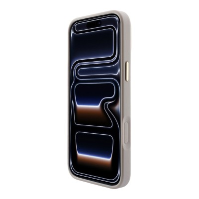 Apple iPhone 18 Pro Max Kılıf Guess Orjinal Lisanslı M-safe Şarj Özellikli Metal Kamera Çerçeveli C-Magnet 4G Desenli Yazı Logolu Kapak - 29
