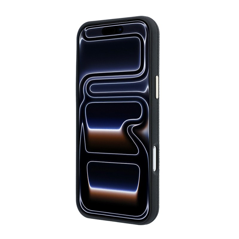 Apple iPhone 18 Pro Max Kılıf Guess Orjinal Lisanslı M-safe Şarj Özellikli PU Taşlı Metal 4G ve Yazı Logolu Kapak - 7