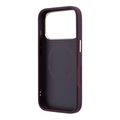 Apple iPhone 18 Pro Max Kılıf Guess Orjinal Lisanslı M-safe Şarj Özellikli Sıcak Baskılı Yazı Logolu C-Magnet PU Deri Peony Kapak - 24