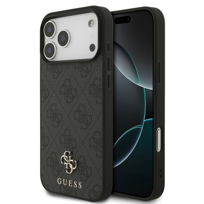 Apple iPhone 18 Pro Max Kılıf Guess Orjinal Lisanslı M-safe Şarj Özellikli Small 4G Classic Kapak - Guess