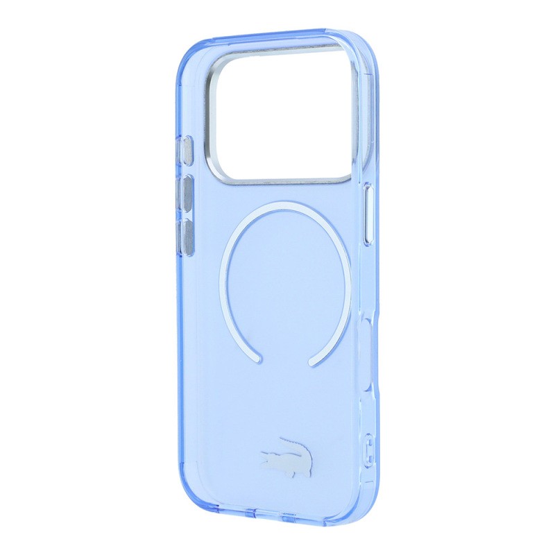 Apple iPhone 18 Pro Max Kılıf Lacoste Orjinal Lisanslı M-safe C-Magnet İkonik Timsah Logolu IML Frosted Kapak - 7