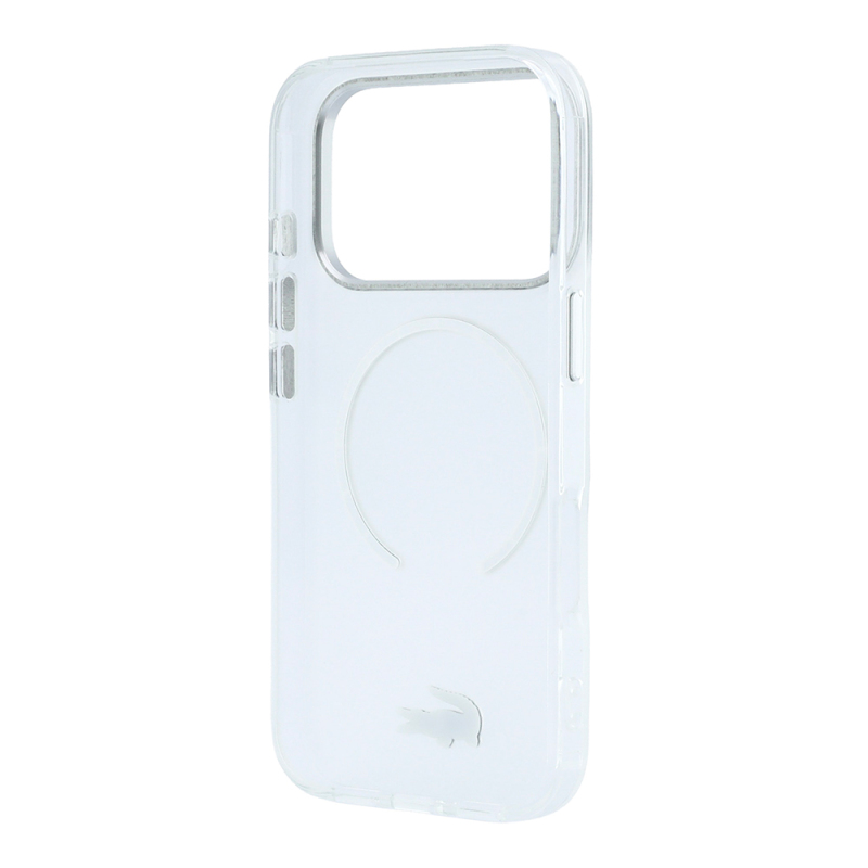 Apple iPhone 18 Pro Max Kılıf Lacoste Orjinal Lisanslı M-safe C-Magnet İkonik Timsah Logolu IML Frosted Kapak - 24