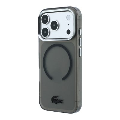 Apple iPhone 18 Pro Max Kılıf Lacoste Orjinal Lisanslı M-safe C-Magnet İkonik Timsah Logolu IML Frosted Kapak - 26