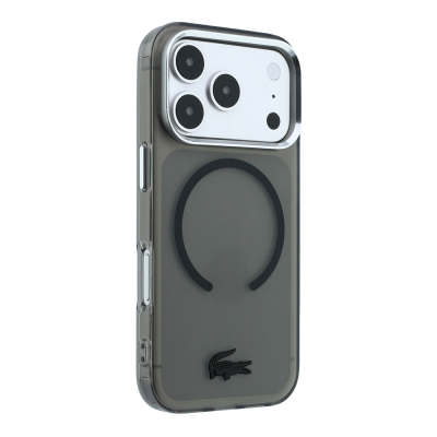 Apple iPhone 18 Pro Max Kılıf Lacoste Orjinal Lisanslı M-safe C-Magnet İkonik Timsah Logolu IML Frosted Kapak - 28
