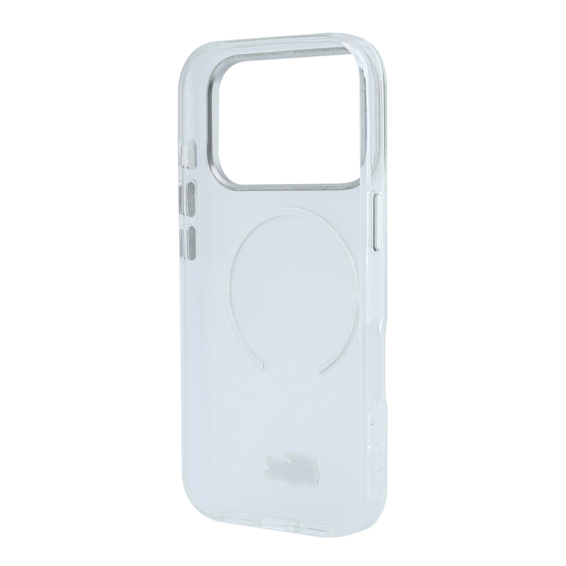 Apple iPhone 18 Pro Max Kılıf Lacoste Orjinal Lisanslı M-safe Şarj Özellikli Lake Timsah Logolu IML Frosted Kapak - 24