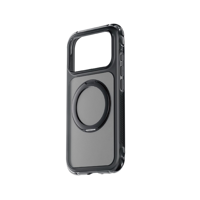 Apple iPhone 18 Pro Max Kılıf Lenyes Air Bumper Serisi M-safe Şarj Özellikli Airbag Tasarımlı Standlı Kapak - 3