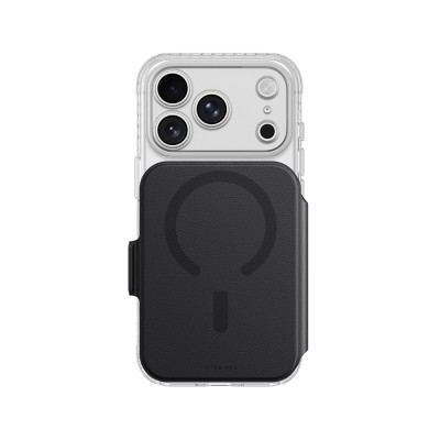 Apple iPhone 18 Pro Max Kılıf M-safe Özellikli Amazingthing Titan Lens Flip Serisi Kartlıklı Kapak
