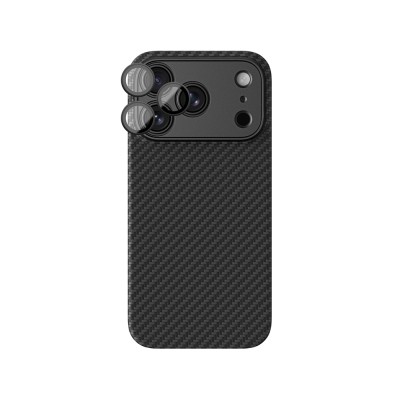 Apple iPhone 18 Pro Max Kılıf M-Safe Şarj Özellikli 1500D Aramid Fiber AmazingThing Titan Max SLens Serisi Kapak