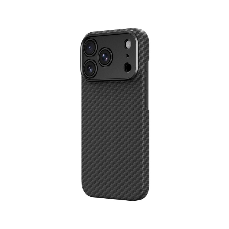 Apple iPhone 18 Pro Max Kılıf M-safe Şarj Özellikli 1500D Aramid Fiber Lens Korumalı Amazingthing Titan Max Serisi Karbon Kapak - 4