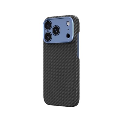 Apple iPhone 18 Pro Max Kılıf M-safe Şarj Özellikli 1500D Aramid Fiber Lens Korumalı Amazingthing Titan Max Serisi Karbon Kapak - 15