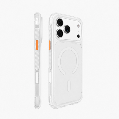 Apple iPhone 18 Pro Max Kılıf M-safe Şarj Özellikli Airbag Tasarımlı Mutural Air Shield Serisi Kapak - Mutural