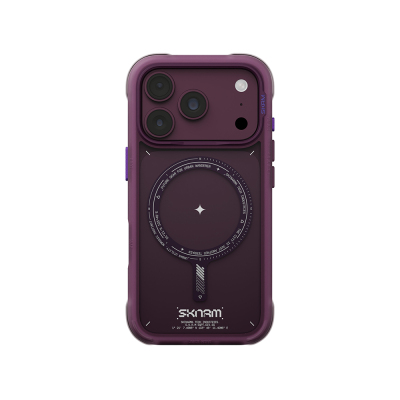 Apple iPhone 18 Pro Max Kılıf M-Safe Şarj Özellikli Airbag Tasarımlı Skinarma Avion Kapak - Skinarma