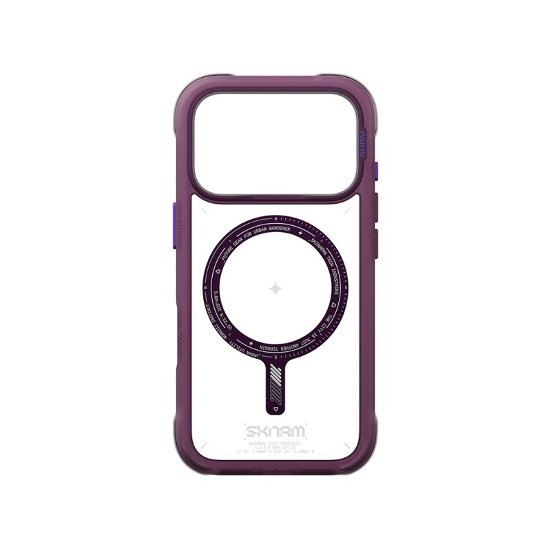 Apple iPhone 18 Pro Max Kılıf M-Safe Şarj Özellikli Airbag Tasarımlı Skinarma Avion Kapak - 5