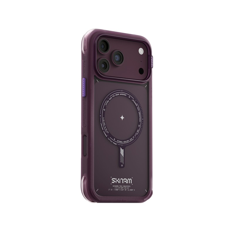 Apple iPhone 18 Pro Max Kılıf M-Safe Şarj Özellikli Airbag Tasarımlı Skinarma Avion Kapak - 6