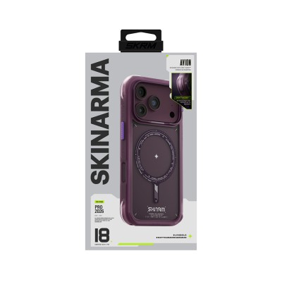 Apple iPhone 18 Pro Max Kılıf M-Safe Şarj Özellikli Airbag Tasarımlı Skinarma Avion Kapak - 11