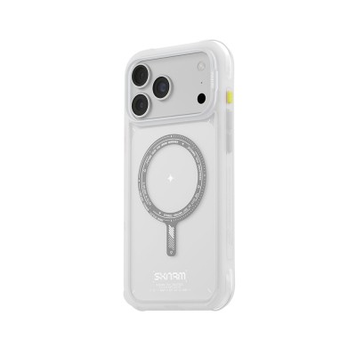 Apple iPhone 18 Pro Max Kılıf M-Safe Şarj Özellikli Airbag Tasarımlı Skinarma Avion Kapak - 19