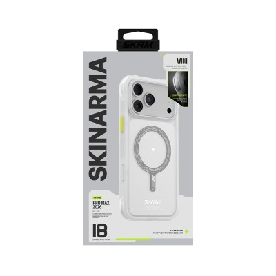Apple iPhone 18 Pro Max Kılıf M-Safe Şarj Özellikli Airbag Tasarımlı Skinarma Avion Kapak - 24