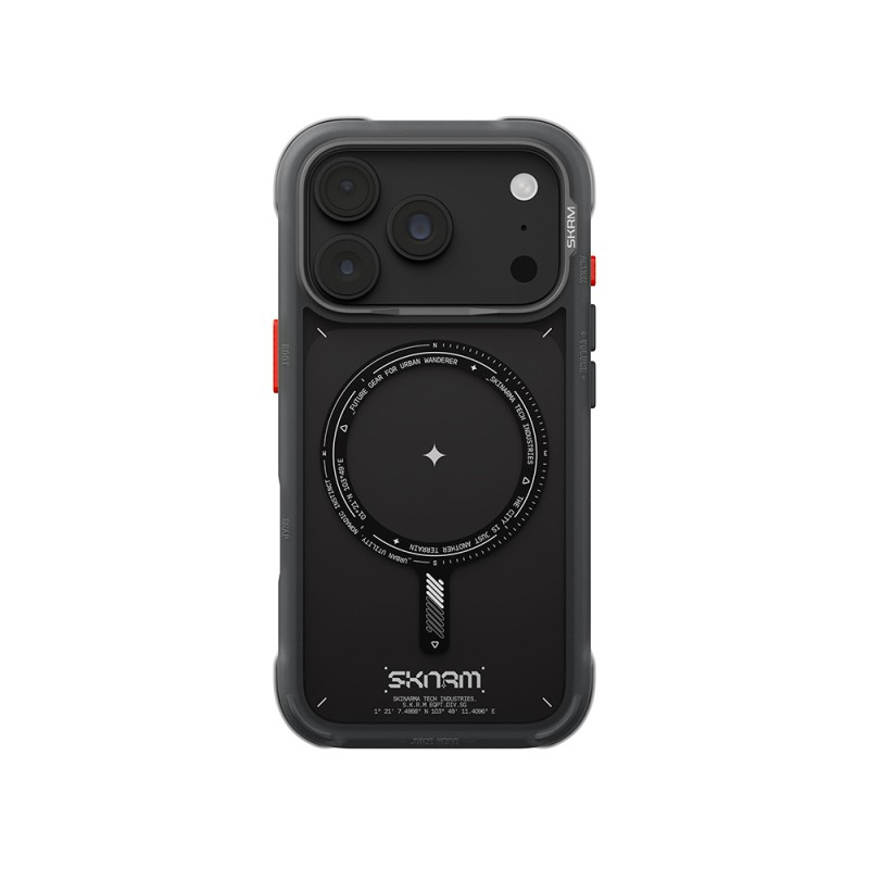 Apple iPhone 18 Pro Max Kılıf M-Safe Şarj Özellikli Airbag Tasarımlı Skinarma Avion Kapak - 3