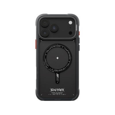Apple iPhone 18 Pro Max Kılıf M-Safe Şarj Özellikli Airbag Tasarımlı Skinarma Avion Kapak - 32
