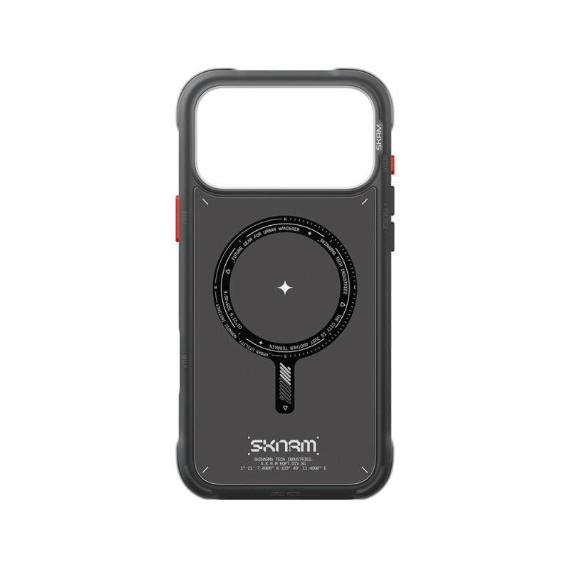 Apple iPhone 18 Pro Max Kılıf M-Safe Şarj Özellikli Airbag Tasarımlı Skinarma Avion Kapak - 33
