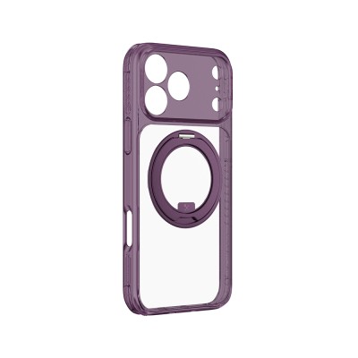 Apple iPhone 18 Pro Max Kılıf M-Safe Şarj Özellikli Airbag Tasarımlı Standlı Lens Korumalı AmazingThing Titan Pro MagSpin Kapak - 4
