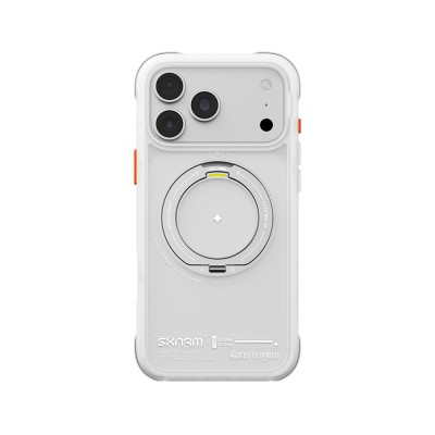 Apple iPhone 18 Pro Max Kılıf M-Safe Şarj Özellikli Airbag Tasarımlı Standlı Skinarma Atlas Kapak - 15
