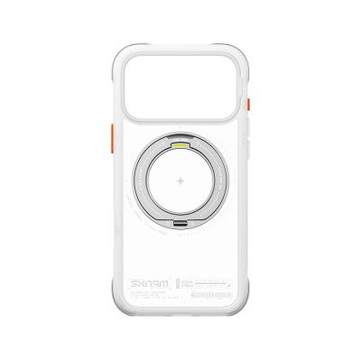 Apple iPhone 18 Pro Max Kılıf M-Safe Şarj Özellikli Airbag Tasarımlı Standlı Skinarma Atlas Kapak - 16
